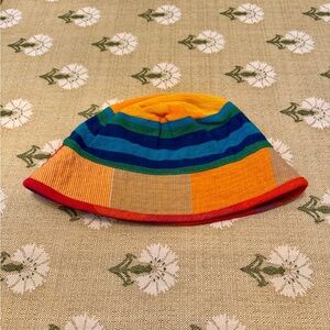 Multicolor Patchwork Bucket Hat